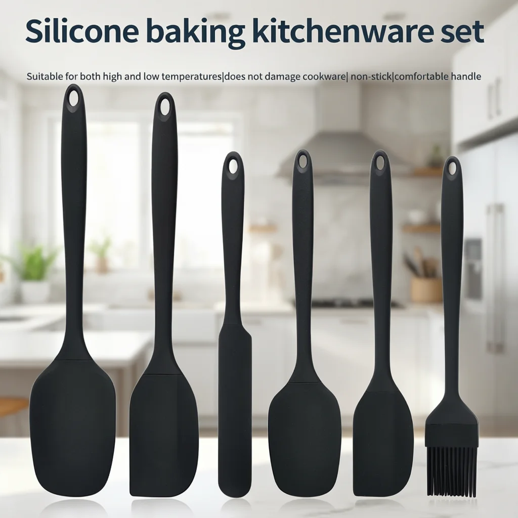 Silikon-Küchenutensilien 6-teiliges Set