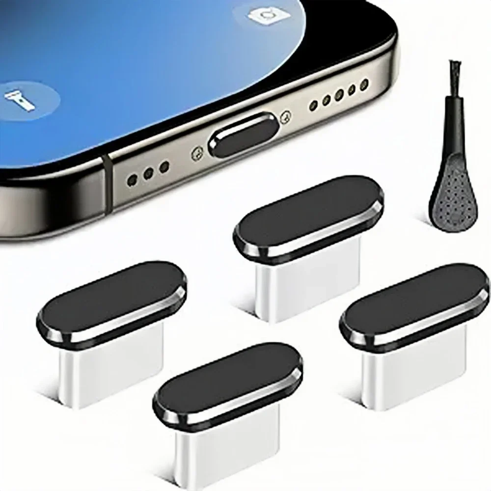 4Pcs USB C Staub Stecker Mit Reinigung