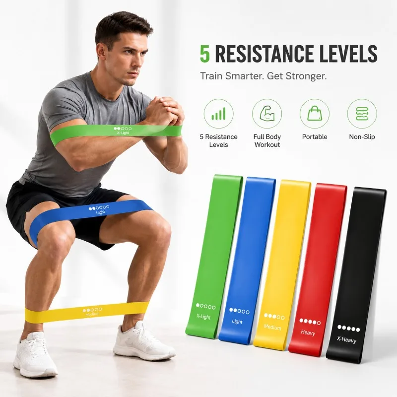 Widerstandsband-Set Fitnessgeräte für