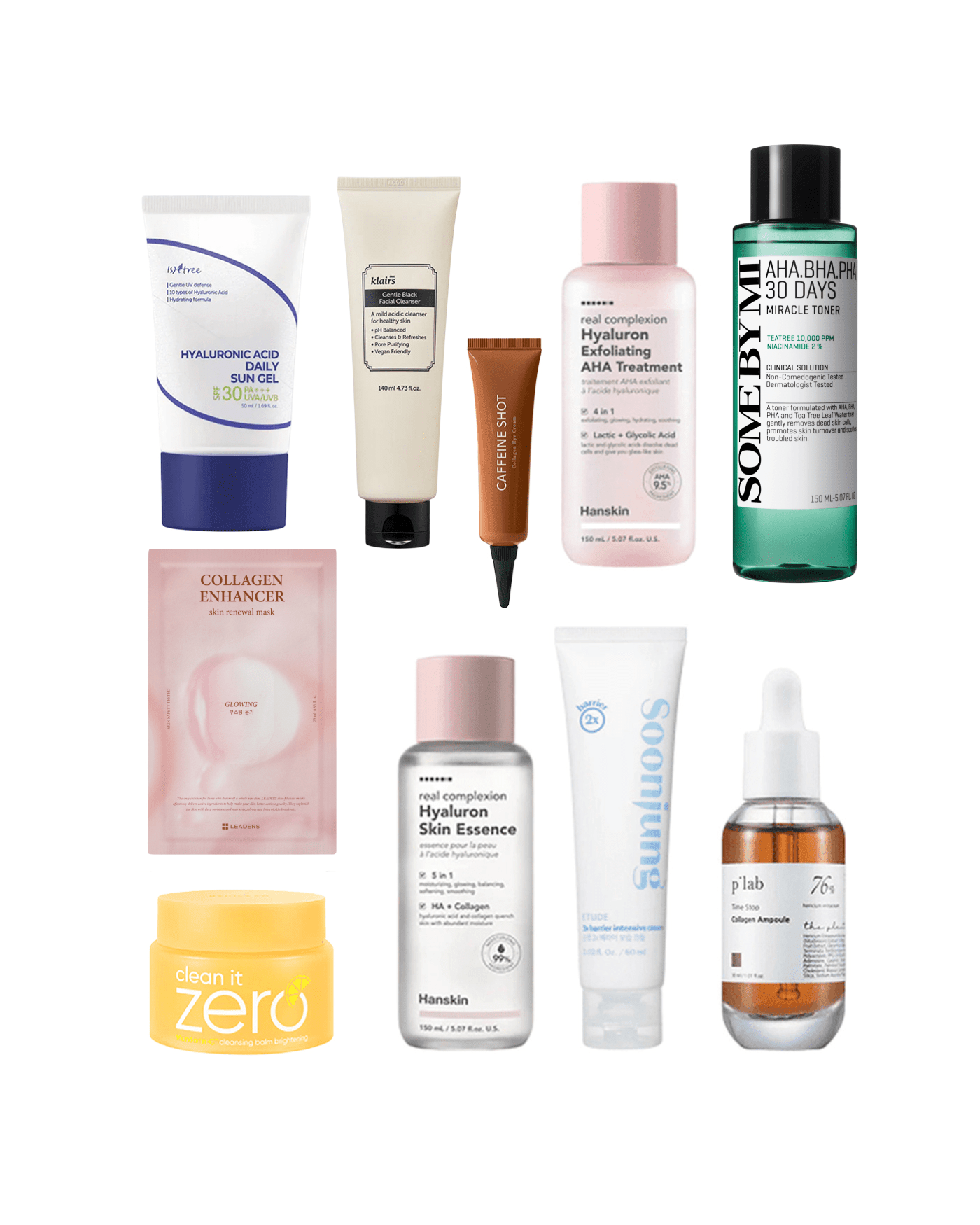 10-Step Korean Skin Care Routine coffret (Dry Skin Type)